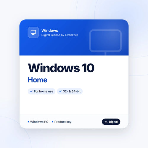 Microsoft Windows 10 Home digital license