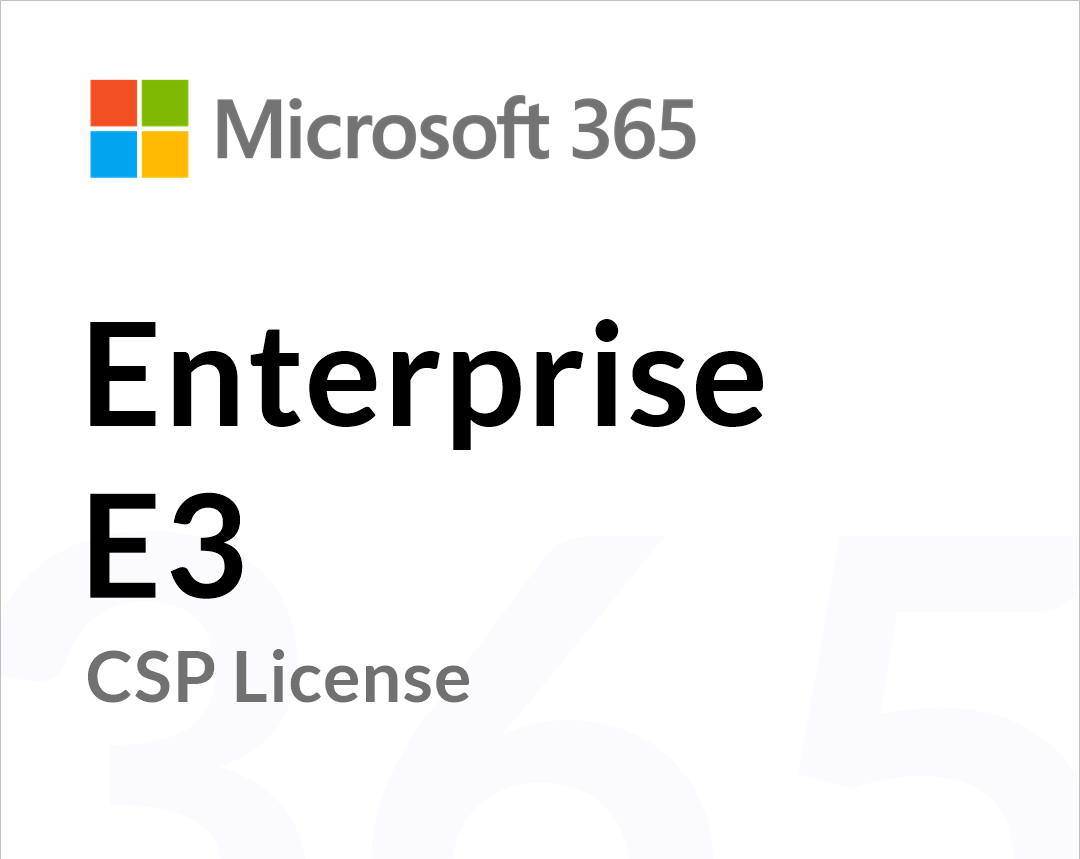 Microsoft 365 E3 digital license, product image