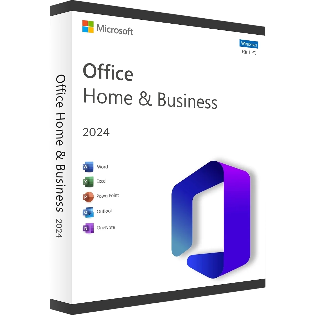 Licencia digital de Microsoft Office Home & Business 2024 for Mac, caja del producto